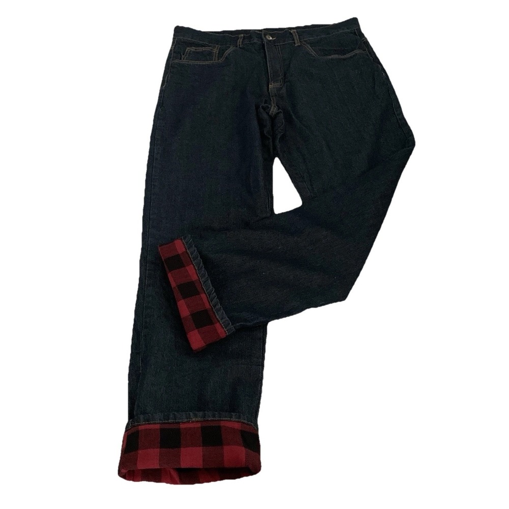 Adventure ridge Flannel Lined Mens pants jeans SZ-36x34 fits 36X33‎
